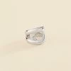 Bague Large CURVE - Argenté