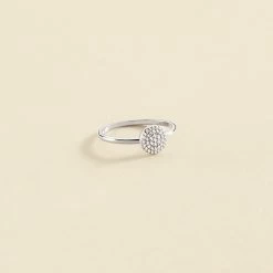 Bague Fine CRISTAL - Cristal / Argenté