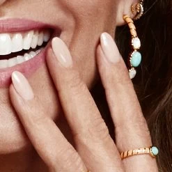 Bague Fine ARLEQUIN - Orange / Doré -Montres Magasin 02280245 279 MM M2