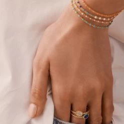 Bague Fine ATMA - Lapis/ Bleu -Montres Magasin 02290030 857 52 M2