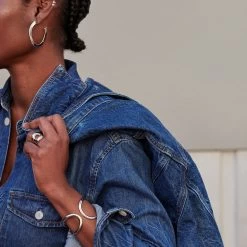 Manchette LINES - Argenté -Montres Magasin 02420632 050 TU M2