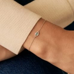 Bracelet Souple LUCKY EYE - Turquoise / Argenté 6 Bracelet Souple LUCKY EYE - Turquoise / Argenté -Montres Magasin 02420755 650 TU M1