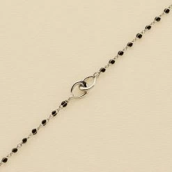 Bracelet Souple SMARTY - Noir / Argenté