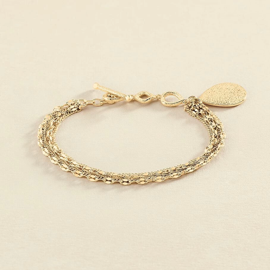 Bracelet Souple NEBET - Doré 2 Bracelet Souple NEBET - Doré – Image 2