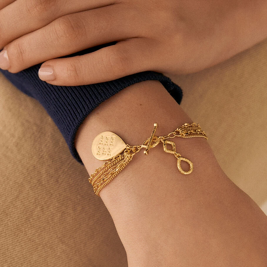 Bracelet Souple NEBET - Doré 4 Bracelet Souple NEBET - Doré – Image 4