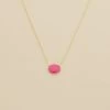 Collier Mi-long ATMA - Nacre /rose