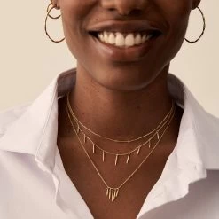 Collier Mi-long RADIEUX - Doré -Montres Magasin 02690145 157 TU M2