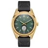Arkai Mond | Montre Meteorite En Acier Inoxydable Couleur Vert Et Or