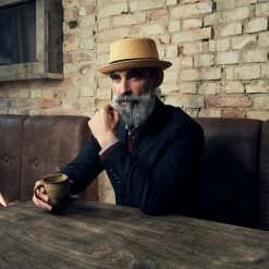 Fawler Chapeau Panama Paolo Moda "Pork Pie" -Montres Magasin 18008 2