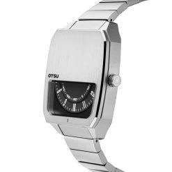 Otsu Hoc | Montre à Demi-cadran En Acier Inoxydable Argenté -Montres Magasin 2 2hok