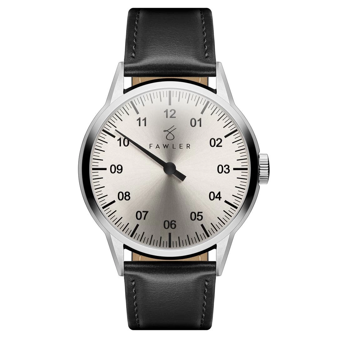 Fawler Paz | Montre Habillée Argenté à Une Seule Aiguille En Acier Inoxydable 1 Fawler Paz | Montre Habillée Argenté à Une Seule Aiguille En Acier Inoxydable