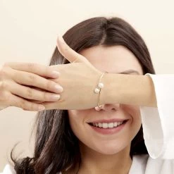 Bracelet Jonc Sammy Or Jaune Perle De Culture -Montres Magasin B3BFJU2197 model0