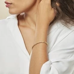 Bracelet Jerry Maille Corde Facettee Or Jaune -Montres Magasin B3BFJW002V model1