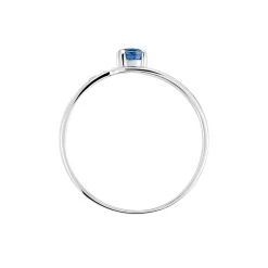Bague Tanissia Or Blanc Saphir Et Diamant -Montres Magasin B3DFBSB028 view2