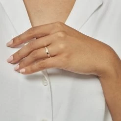 Bague Timira Or Jaune Diamant -Montres Magasin B3DFJDW2U4 model1