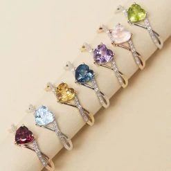 Bague Clothilde Or Rose Quartz Et Oxyde 11 Bague Clothilde Or Rose Quartz Et Oxyde -Montres Magasin B3DFRQS166 view4