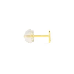 Boucles D'oreilles Puces Aricia Coeur Or Jaune -Montres Magasin B3OEJW0499 view2