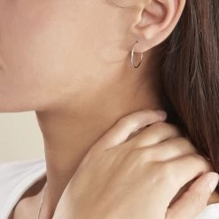 Créoles Dominae Flexible Or Blanc -Montres Magasin B3OFBW0276 model0