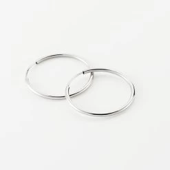 Créoles Dominae Flexible Or Blanc -Montres Magasin B3OFBW0276 view2