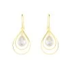 Boucles D'oreilles Pendantes Martyna Or Jaune Perle De Culture