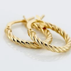 Créoles Bartimee Or Jaune -Montres Magasin B3OFJW00EL view2