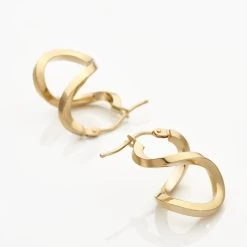 Créoles Helmine Or Jaune -Montres Magasin B3OFJW0331 view2