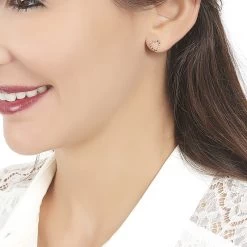 Boucles D'oreilles Puces Or Rose Melltje -Montres Magasin B3OFRW0026 model0
