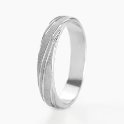 Alliance Ketly Ruban Plat Argent Blanc