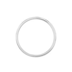 Alliance Ketly Ruban Plat Argent Blanc -Montres Magasin FAAMBW0131 view2