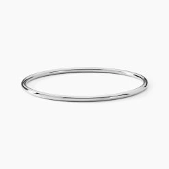 Bracelet Jonc Tabata Argent Blanc
