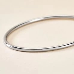 Bracelet Jonc Tabata Argent Blanc -Montres Magasin FABFBW00GY view2