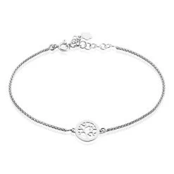 Bracelet Ethna Argent Blanc