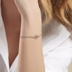 Bracelet Ethna Argent Blanc -Montres Magasin FABFBW01C7 model0