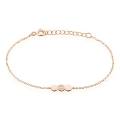 Bracelet Onaissa Argent Rose Oxyde De Zirconium