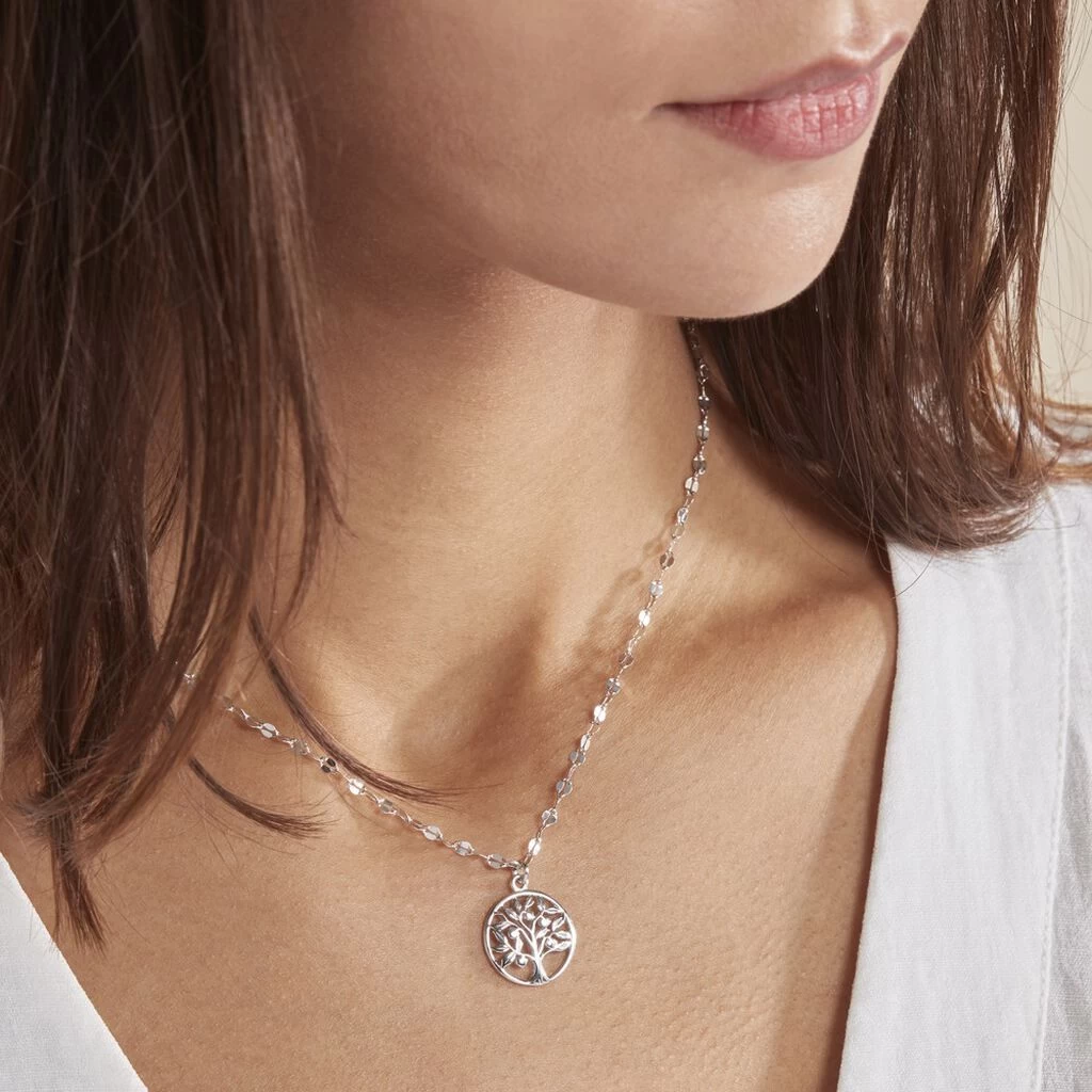 Collier Argent Blanc Buccinarie 4 Collier Argent Blanc Buccinarie – Image 4