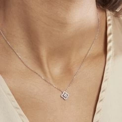 Collier Abigail Argent Blanc Oxyde De Zirconium 7 Collier Abigail Argent Blanc Oxyde De Zirconium -Montres Magasin FACFBZW099 model1