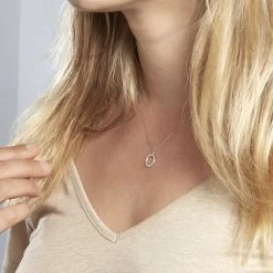 Collier Francesca Argent Blanc Oxyde De Zirconium -Montres Magasin FACFBZW0M2 model1