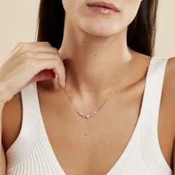 Collier Wanda Argent Rose Oxyde De Zirconium -Montres Magasin FACFRZW021 model0