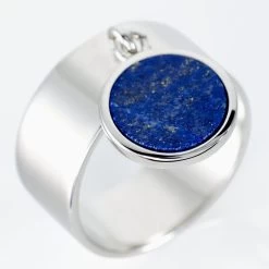 Bague Camillo Argent Blanc Lapis Lazuli -Montres Magasin FADFBXB226 view3