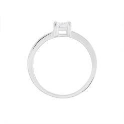 Bague Solitaire Regilla Argent Blanc Oxyde De Zirconium 8 Bague Solitaire Regilla Argent Blanc Oxyde De Zirconium -Montres Magasin FADFBZD265 view2