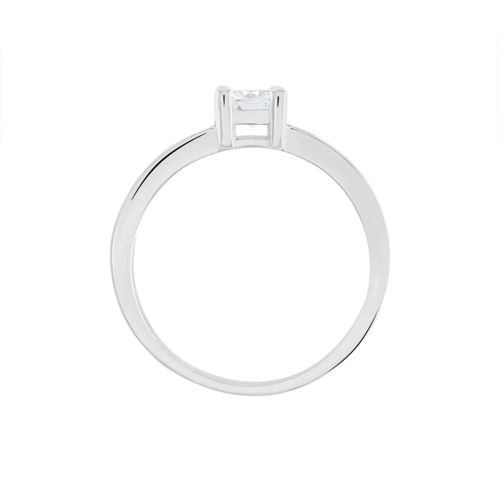 Bague Solitaire Regilla Argent Blanc Oxyde De Zirconium 3 Bague Solitaire Regilla Argent Blanc Oxyde De Zirconium – Image 3