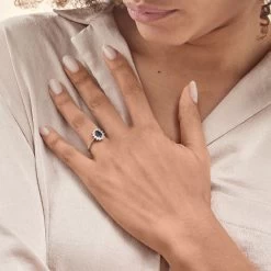 Bague Perez Argent Blanc Oxyde De Zirconium -Montres Magasin FADFBZW1V6 model1