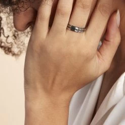 Bague Acier Blanc Lucas -Montres Magasin FIDFBW0006 model0