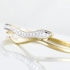 Bracelet Jonc Reyyanae Plaqué Or Jaune Oxyde De Zirconium 7 Bracelet Jonc Reyyanae Plaqué Or Jaune Oxyde De Zirconium -Montres Magasin FQBFJZW169 view2