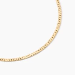 Collier Messaline Plaqué Or Jaune