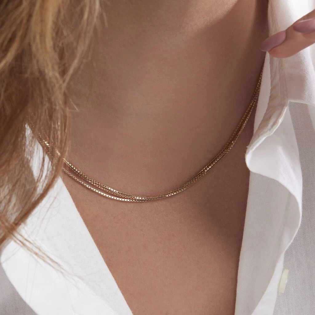 Collier Plaqué Or Jaune Makenna 4 Collier Plaqué Or Jaune Makenna – Image 4