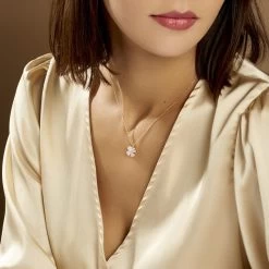 Collier Sendai Plaqué Or Jaune Oxyde De Zirconium 6 Collier Sendai Plaqué Or Jaune Oxyde De Zirconium -Montres Magasin FQCFJZW449 model0