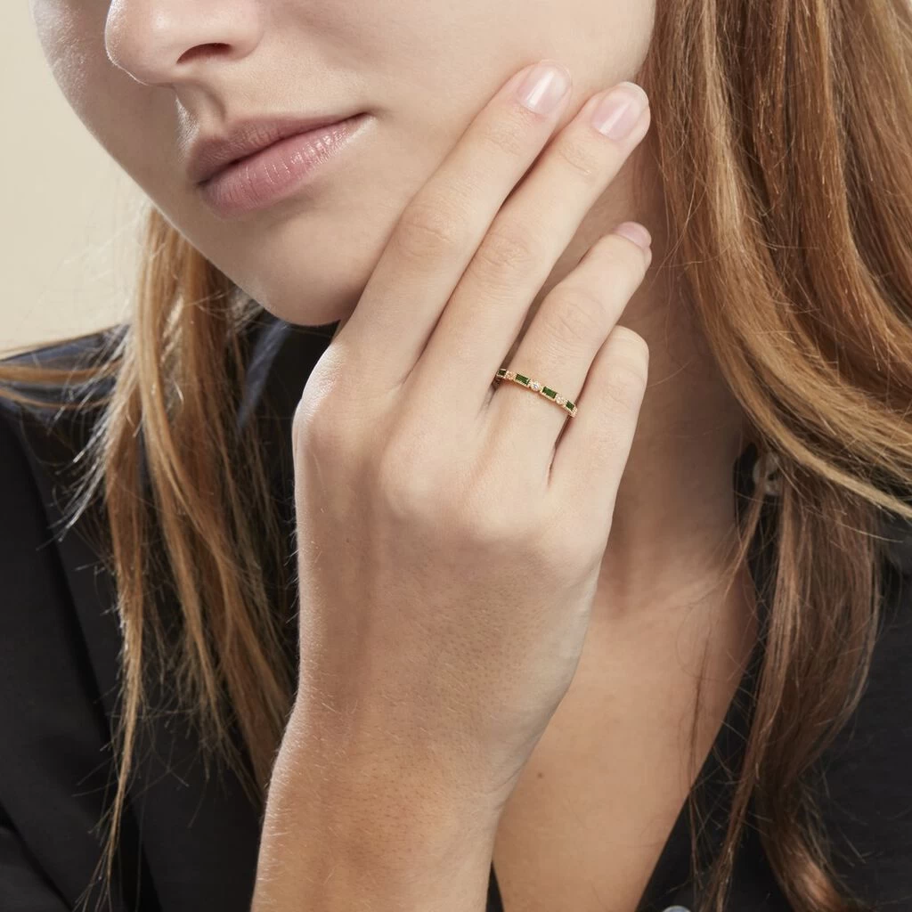 Bague Plaqué Or Etna Oxyde De Zirconium 6 Bague Plaqué Or Etna Oxyde De Zirconium – Image 6