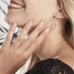 Boucles D'oreilles Pendantes Plaqué Or Jaune Libby -Montres Magasin FQOFJW0598 model0