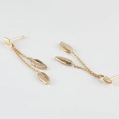 Boucles D'oreilles Pendantes Plaqué Or Jaune Libby -Montres Magasin FQOFJW0598 view2